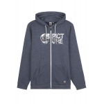 Sweat Basement Zip Hoodie Dark Blue Melange