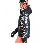 Veste Femme Free Jet True Black Big Flower