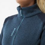 Polaire Cloudy Full Zip Femme Ink Blue