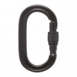 Oval Keylock Screwgate Black