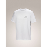 T-Shirt Kragg Sl Cotton Bird Word White Light Black