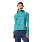 T-Shirt Femme Weekend Ascent Half Zip Teal