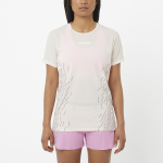 T-shirt Femme Sense Aero Gfx Whisper White - Tee Shirt Mc | Salomon