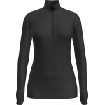 T-shirt Femme Merino 125 Zoneknit Half Zip Black