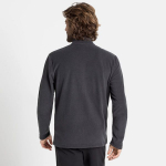 Polaire Roy Full Zip Shale Grey Black Stripes