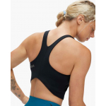 Brassière Crop Top Femme Elaro Black