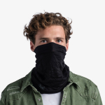 TOUR DE COU MERINO LIGHT WEIGHT SOLID BLACK