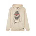 Sweat Gorille Plush Hoodie Mastic