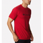 T-shirt Csc Basic Logo Short Sleeve Mountain Red