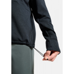 Polaire Grid Fleece 1/2 Zip Black Melange