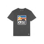 T-shirt Nausta Tee Dark Grey Melange