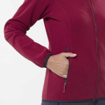 Polaire Zip Integral Silken Femme Carmin Red