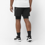 Sense 2in1 Shorts Deep Black - Short | Salomon