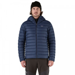 Doudoune Down Sweater Hoody New Navy