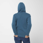 Sweat A Capuche Leaf Femme Ink Blue