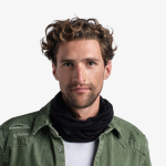 TOUR DE COU MERINO LIGHT WEIGHT SOLID BLACK