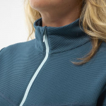 Polaire Track Light F-zip Femme Ink Blue