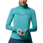T-Shirt Femme Weekend Ascent Half Zip Teal