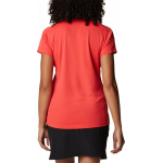 T-shirt Femme Zero Rules Short Sleeve Shirt Red Hibiscus