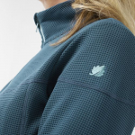 Polaire Track Light F-zip Femme Ink Blue