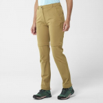 Pantalon Active Stretch Zip-off Femme Gold Umber