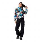 Polaire Femme Helvetia II Printed Cropped Compass Blue Reflections