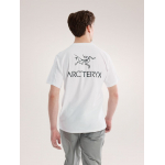 T-Shirt Kragg Sl Cotton Bird Word White Light Black