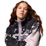 Polaire Femme Helvetia II Printed Cropped Shale Purple Sisters