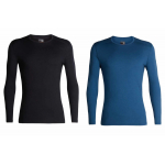 M 200 Oasis Ls Crewe Black - Tee Shirt Ml | Icebreaker