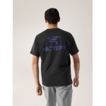T-Shirt Kragg Sl Cotton Bird Word Black Electra