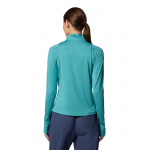 T-Shirt Femme Weekend Ascent Half Zip Teal