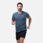 T-shirt Run Easy Linencool Crew Blue