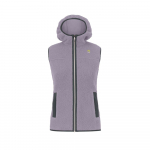 Gilet Femme Moiazza Retro Lavender Woodl Gray - Polaire | Karpos