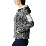 W Sweater Weather Hooded Chalk Blanket