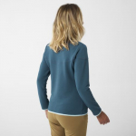 Polaire Track Light F-zip Femme Ink Blue