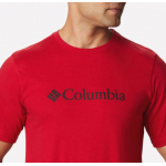 T-shirt Csc Basic Logo Short Sleeve Mountain Red