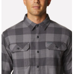 Chemise Flare Gun Stretch Flannel City Grey Twill