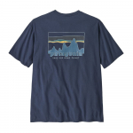 T-shirt '73 Skyline Organic New Navy