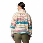 Polaire Femme Helvetia II Printed Cropped River Blue