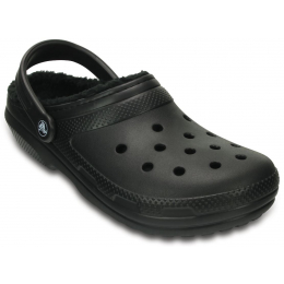 Classic Lined Clog Noir