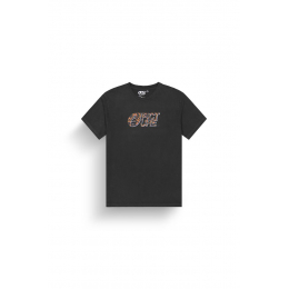T-Shirt Basement Leo Black Washed