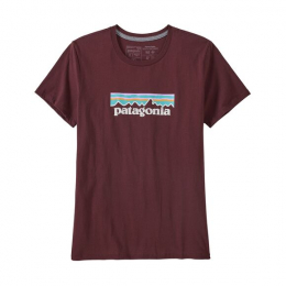 T-shirt Pastel P-6 Logo Crew Dark Ruby