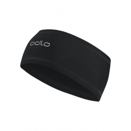 POLYKNIT WARM REFLECTIVE HEADBAND BLACK