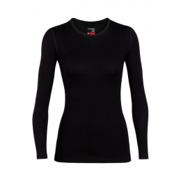 T-SHIRT FEMME 260 TECH LS CREWE NOIR