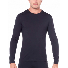 M 200 Oasis Ls Crewe Black - Tee Shirt Ml | Icebreaker