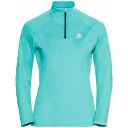 T-shirt Ml Femme Essential Ceramiwarm 1/2 Zip Jaded
