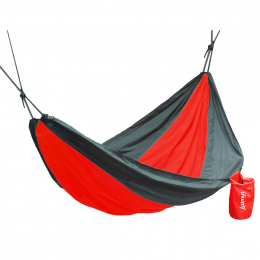 HAMAC RANDO NYLON ROUGE-GRIS