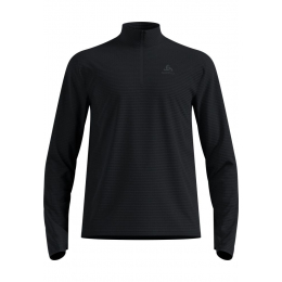 T-shirt 1/2 Zip Essential Thermal Black