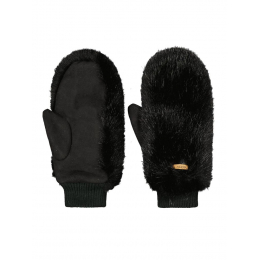 Moufles Fur Black