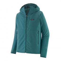 Polaire A Capuche R1 Techface Wetland Blue